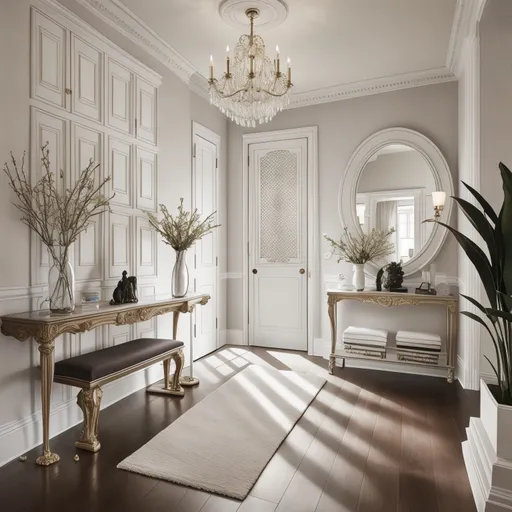 Contemporary Entryway design - AI generated interior design visualization