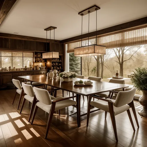 Cottagecore Dining Room design - AI generated interior design visualization