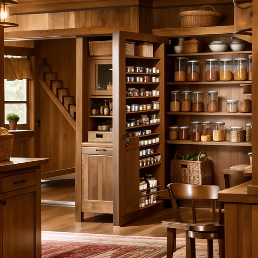 Craftsman Pantry design - AI generated interior design visualization