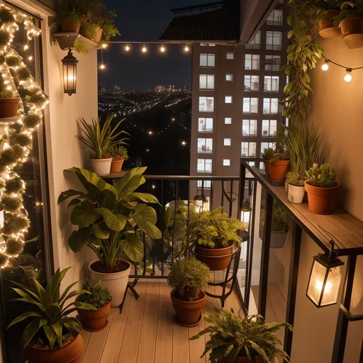 Eclectic Balcony design - AI generated interior design visualization