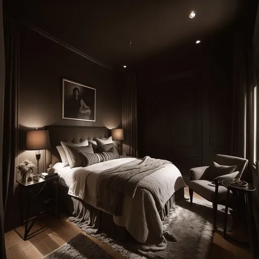 Eclectic Bedroom design - AI generated interior design visualization