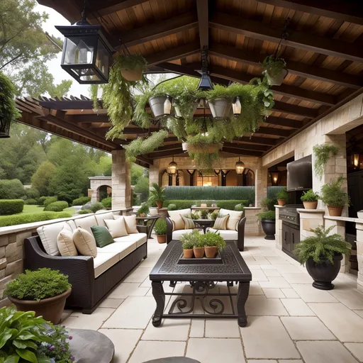 Eclectic Patio design - AI generated interior design visualization