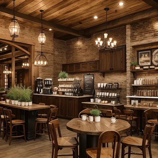 farmhouse coffee shop