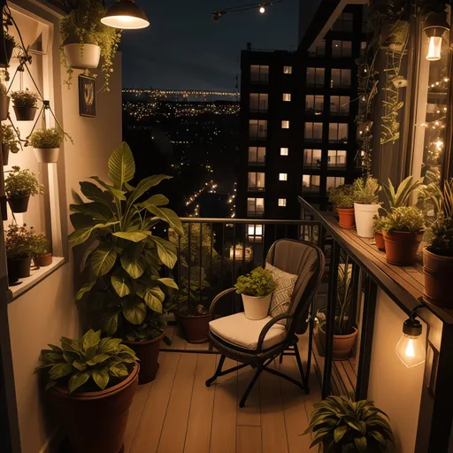 Gaming Room Balcony design - AI generated interior design visualization