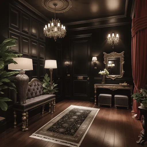 Gaming Room Entryway design - AI generated interior design visualization