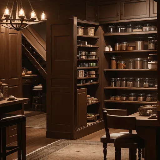 Gaming Room Pantry design - AI generated interior design visualization