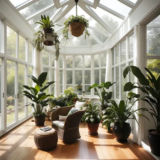 Gaming Room Sunroom design - AI generated interior design visualization