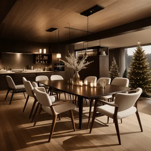 Hygge Dining Room design - AI generated interior design visualization