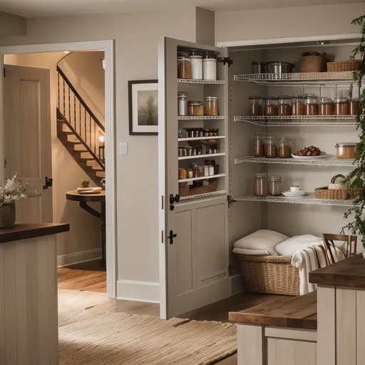 Hygge Pantry design - AI generated interior design visualization