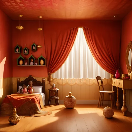 Indian Kids Room design - AI generated interior design visualization