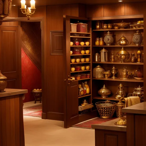 Indian Pantry design - AI generated interior design visualization