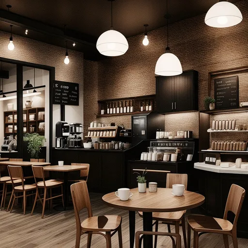 japandi coffee shop