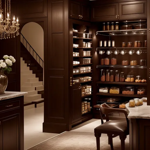 Luxury Pantry design - AI generated interior design visualization