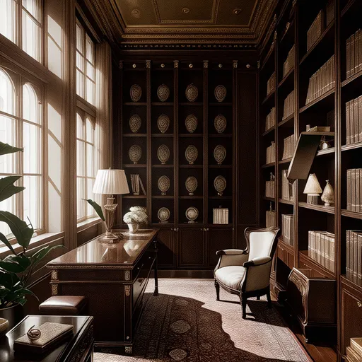 luxury study room