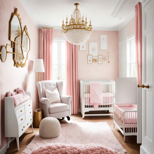 Maximalist Nursery design - AI generated interior design visualization