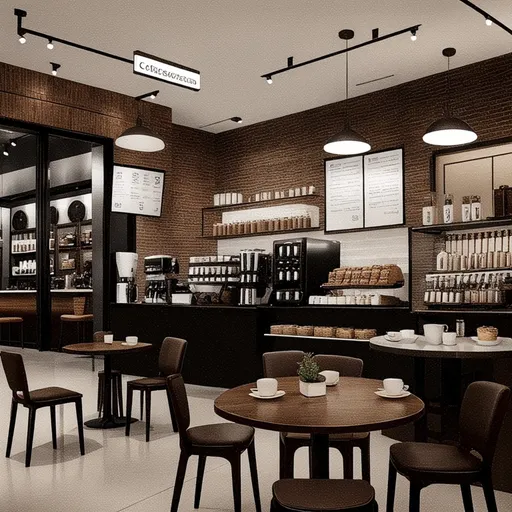 minimalist coffee shop