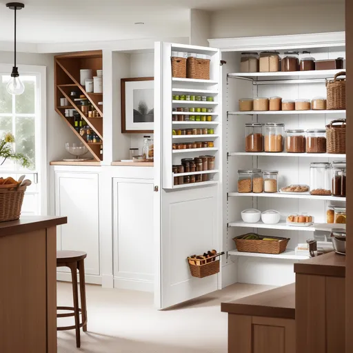 Minimalist Pantry design - AI generated interior design visualization