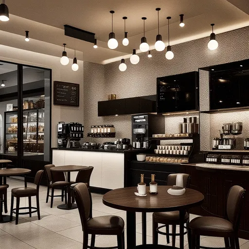 modern coffee shop