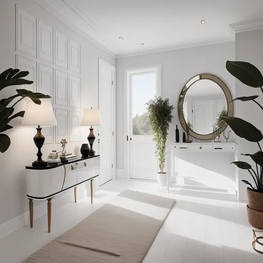 Modern Entryway design - AI generated interior design visualization