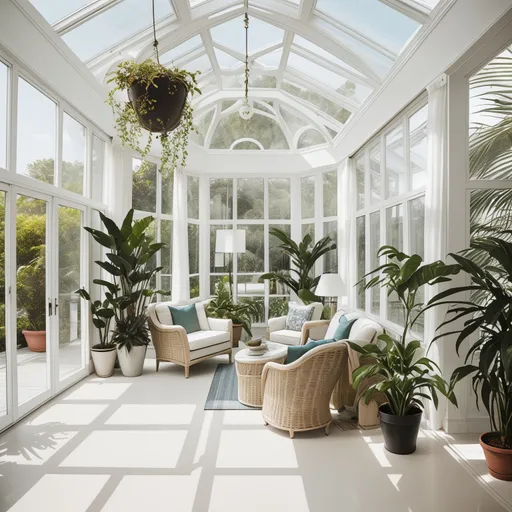 Modern Sunroom design - AI generated interior design visualization
