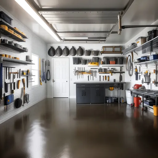 Simple Garage design - AI generated interior design visualization