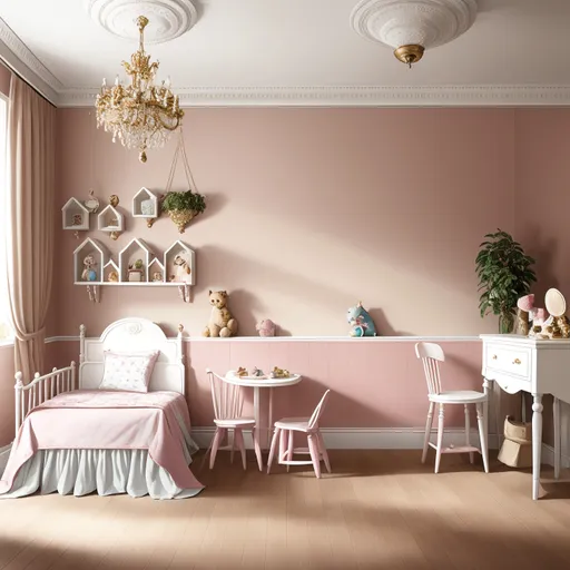 Traditional Kids Room design - AI generated interior design visualization