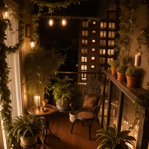 Victorian Balcony design - AI generated interior design visualization