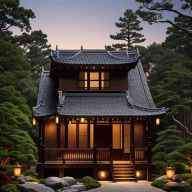 Asian Fusion Home Exterior design