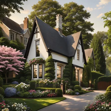 English Country Home Exterior - design