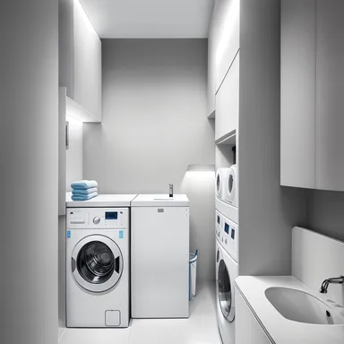 Futuristic Laundry Room