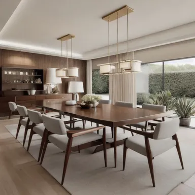 Mid-Century Modern Dining Room design