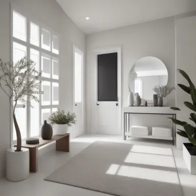 Minimalist Entryway design