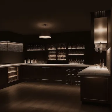 Minimalist Home Bar design