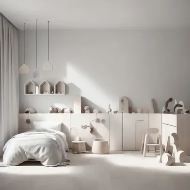 طراحی مینیمالیستی Kids Room