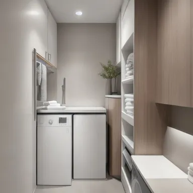 Minimalist Laundry Room design