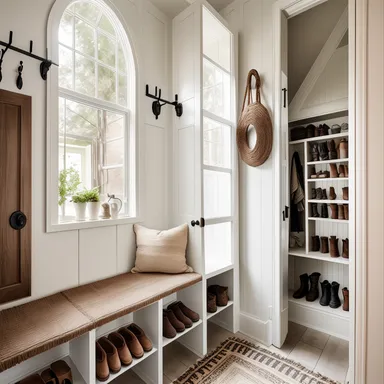 Modern Boho Předsíň design