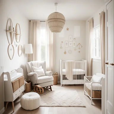 Modern Boho Nursery design