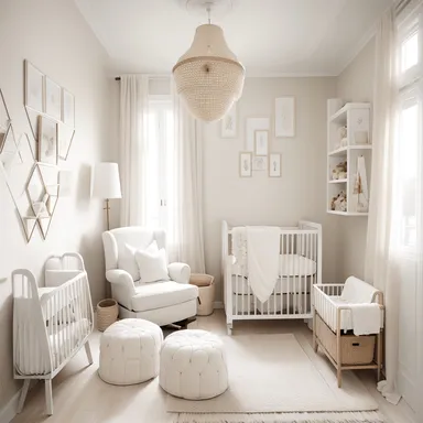 Modern Boho Nursery design