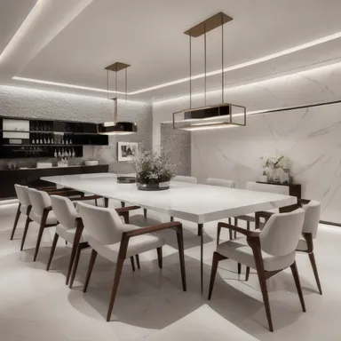 モダンな Dining Room デザイン