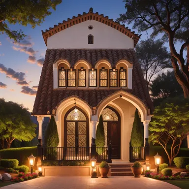 Marokkaans Home Exterior ontwerp