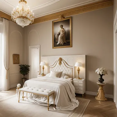 Neo-Classical Guest Room design