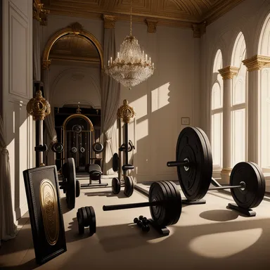 Neo-Classical Home Gym design