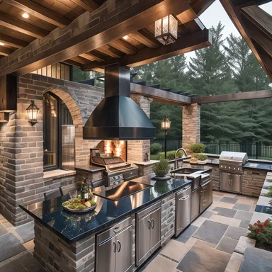 Preppy Outdoor Kitchen ontwerp