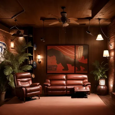 Retro Man Cave design
