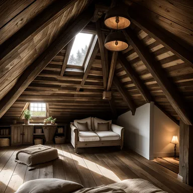 Rustic Attic design