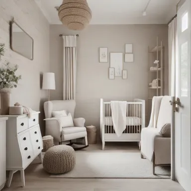 Rustikální Nursery design
