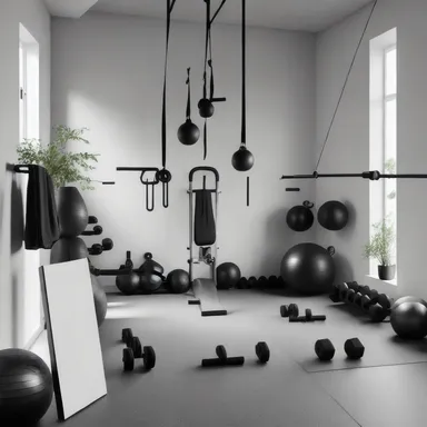 Scandinavian Home Gym design