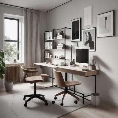 Scandinavian Home Office design