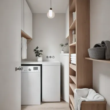 Scandinavian Laundry Room