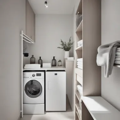 Scandinavian Laundry Room design